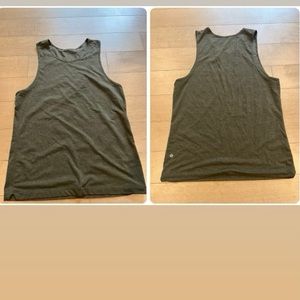 Size large Lululemon men’s metal vent tank.